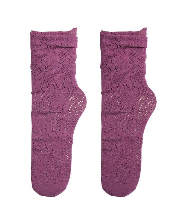 2 Paar Sommer-vintage-damen-spitzensocken