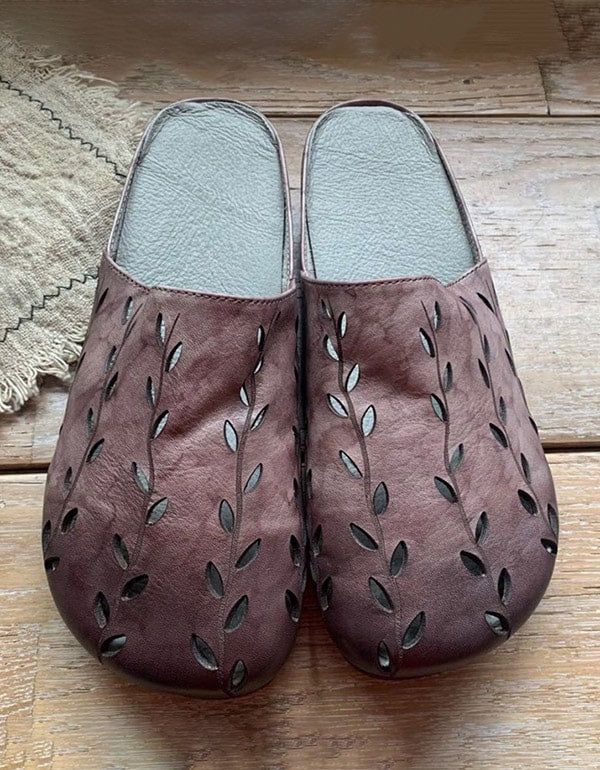 Bequeme Retro-slipper Für Damen