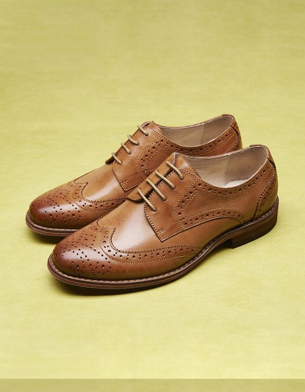 Britische Oxford-schuhe Aus 100 % Handgefertigtem Leder