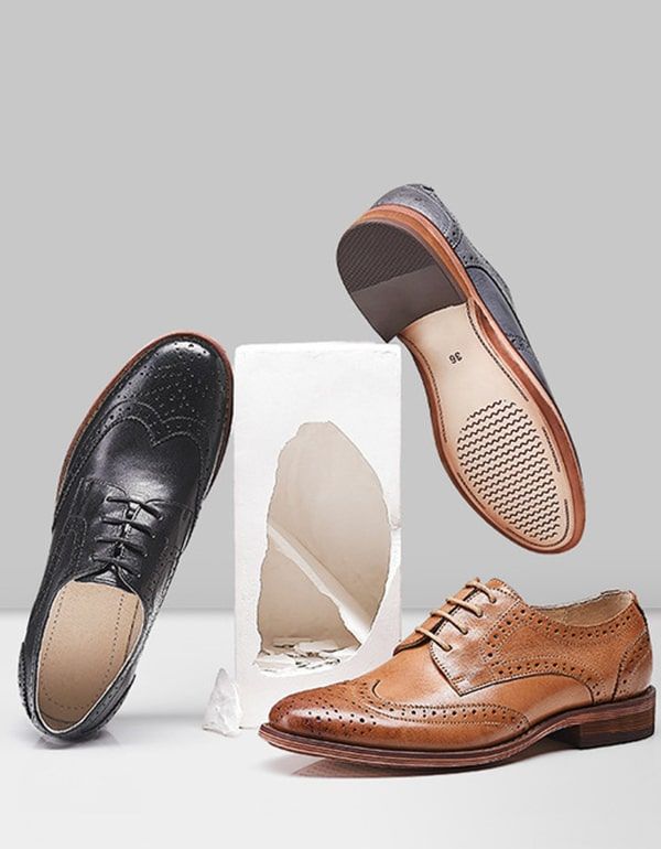 Britische Oxford-schuhe Aus 100 % Handgefertigtem Leder