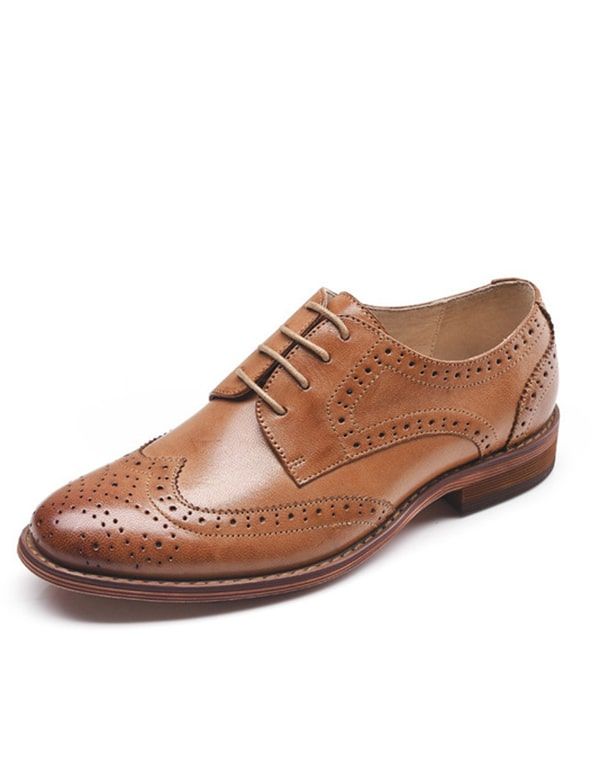 Britische Oxford-schuhe Aus 100 % Handgefertigtem Leder