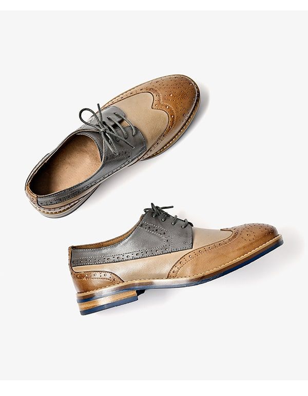 Brock Britische Vintage Oxford-schuhe Für Damen