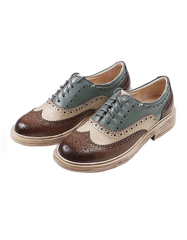 Brock Oxford-schuhe Im Britischen Stil Für Damen