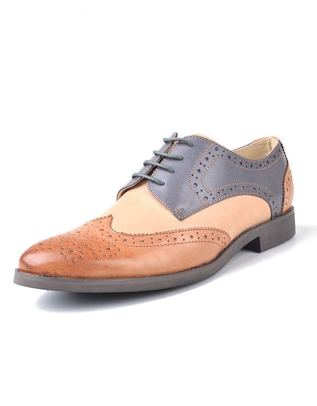 Damen Vintage Brock Britische Oxford-schuhe