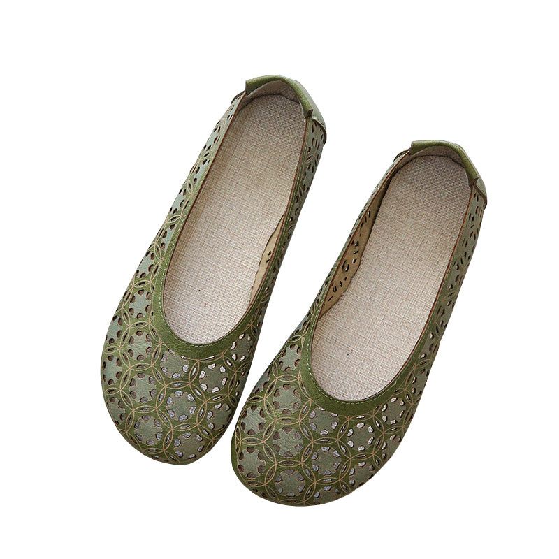 Handgefertigte Bequeme Hohle Sommer-flats