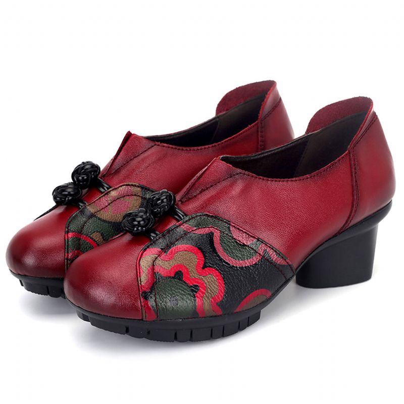 Handgefertigte Ethnische Schuhe Mit Retro-print | Geschenk Schuhe