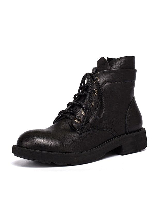 Herbst-winter-stiefel Aus Glattem Leder Von Doc Marten