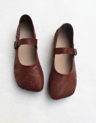 Sommer Flats Retro Leder Handmade 35-41