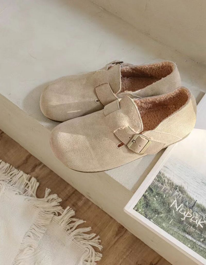 Wildleder-slipper Mit Rundem Kopf Von Birkenstock