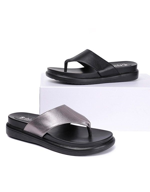 Summer Beach Silber Flip Flop Hausschuhe