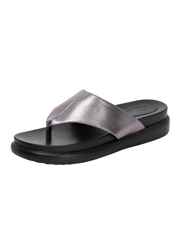 Summer Beach Silber Flip Flop Hausschuhe