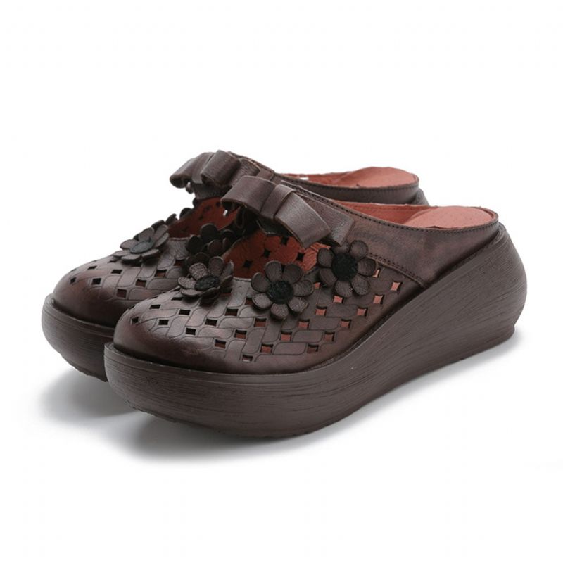 Summer Hollow Flower Plateauschuhe | Geschenk Schuhe