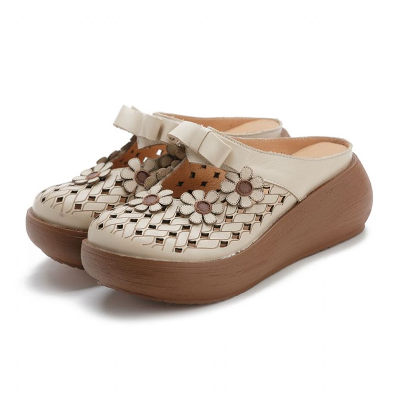 Summer Hollow Flower Plateauschuhe | Geschenk Schuhe