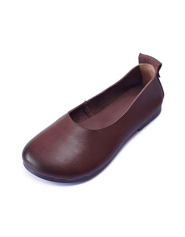 Bequeme Retro-flachschuhe Für Damen Mit Breitem Kopf