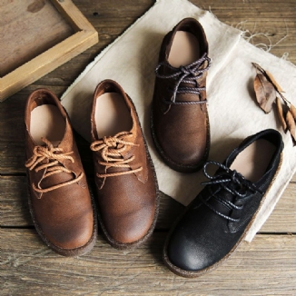 Damenschuhe Aus Leder Mit Flachem Weichem Boden | Geschenk Schuhe