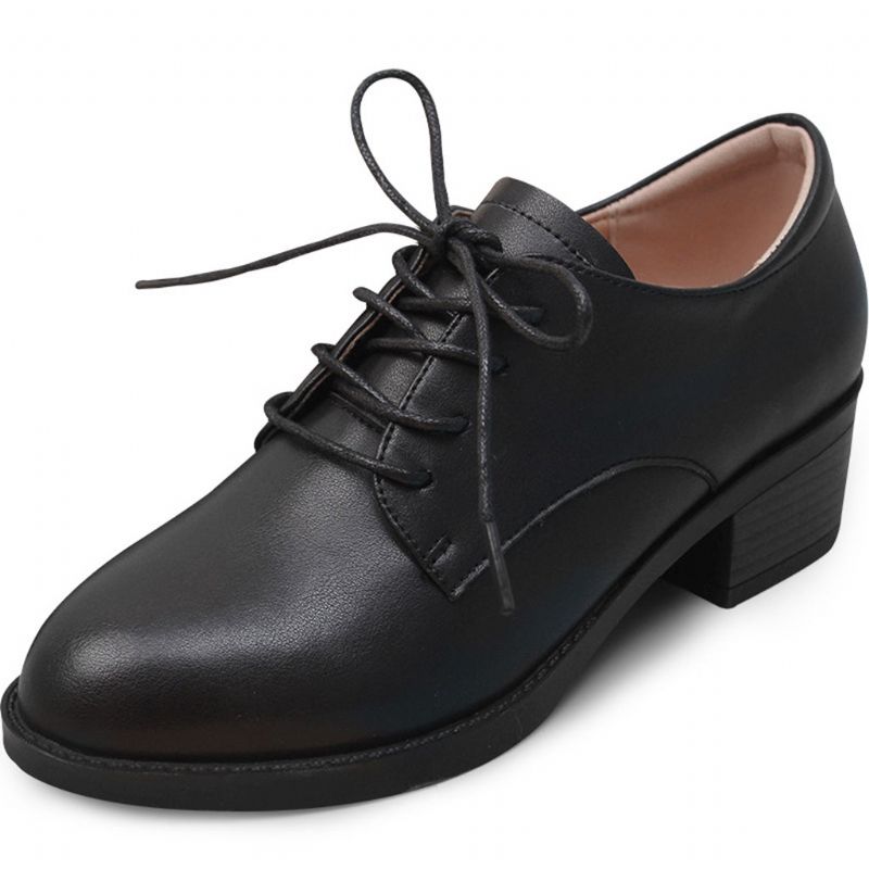 Flache Retro-lederschuhe Im Britischen Stil | Geschenk Schuhe