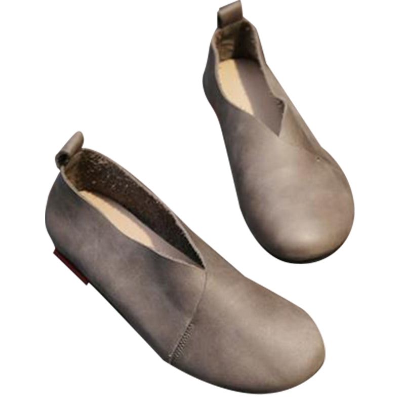 Frühling Damen Handgemachte Retro Soft Flats