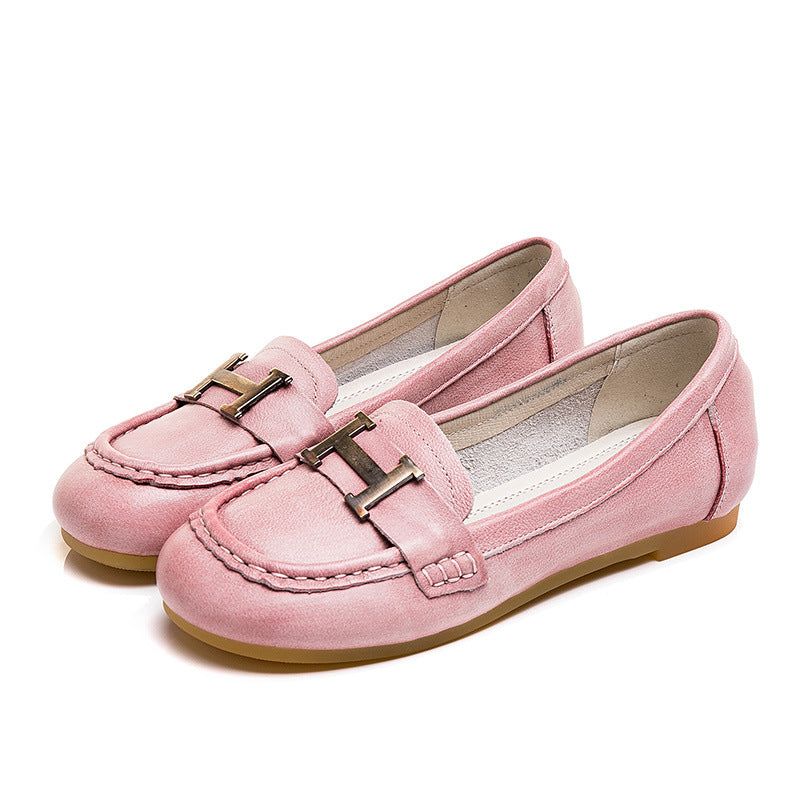 Geschenk Schuhe Frühling Sommer Flache Handgefertigte Damen Flache\/pink