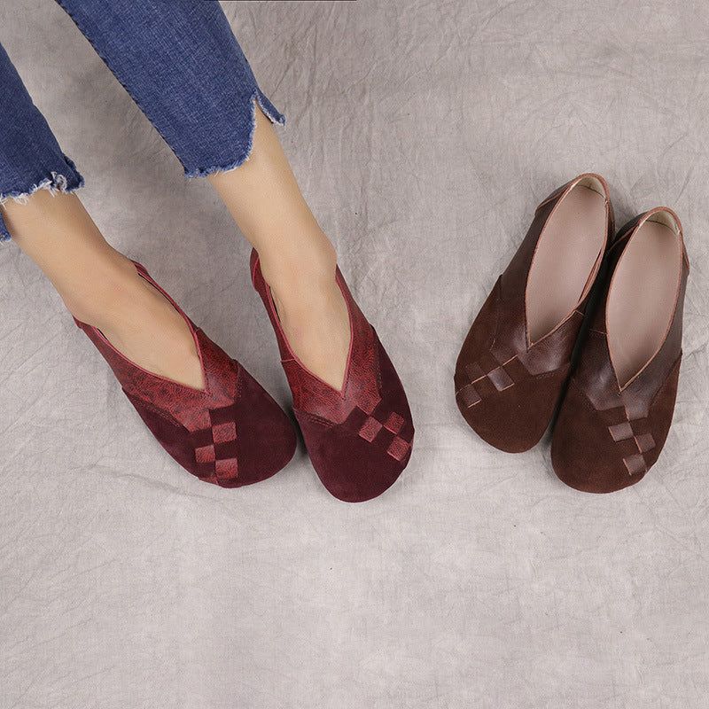 Handgewebte Lässige Vintage-flats | Geschenk Schuhe