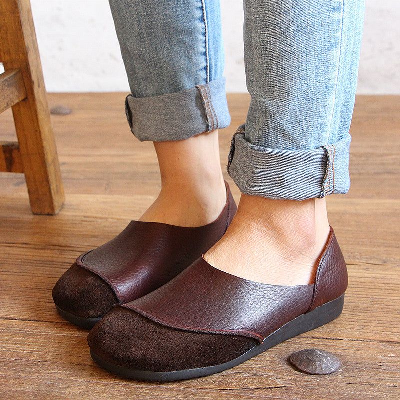 Lässige Bequeme Retro-damen-flats | Geschenk Schuhe