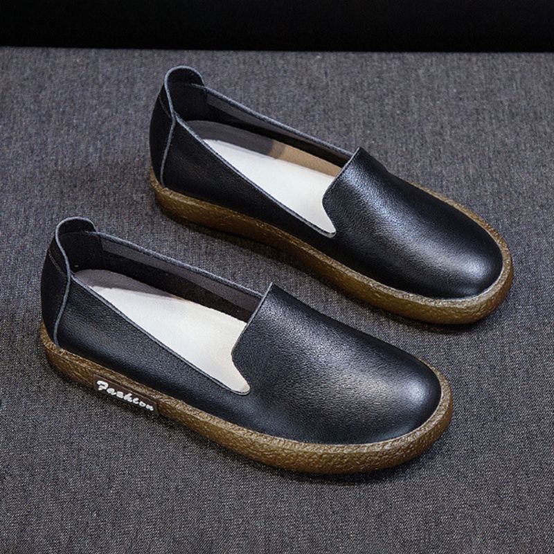 Lässige Weiche Damen-flats-weiß | 35-41