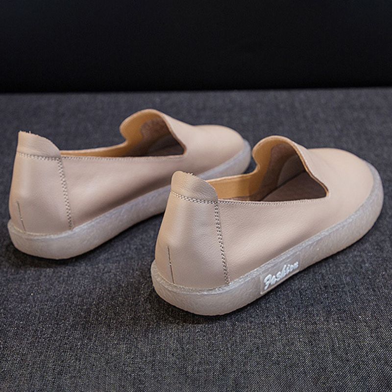 Lässige Weiche Damen-flats-weiß | 35-41