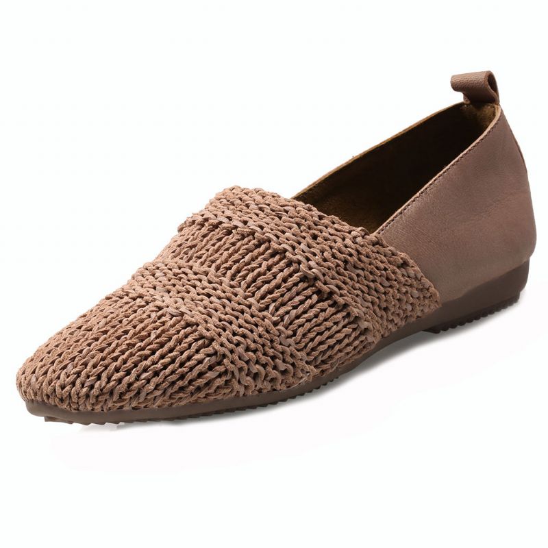 Leder Casual Flat Soft Bottom Fashion Damenschuhe | Geschenk Schuhe