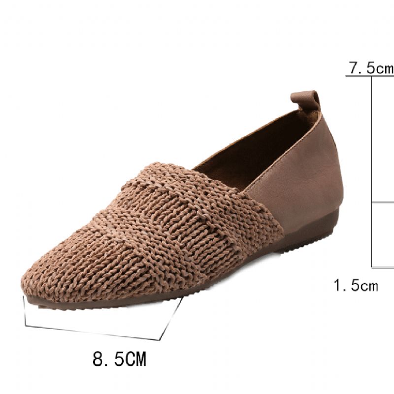 Leder Casual Flat Soft Bottom Fashion Damenschuhe | Geschenk Schuhe