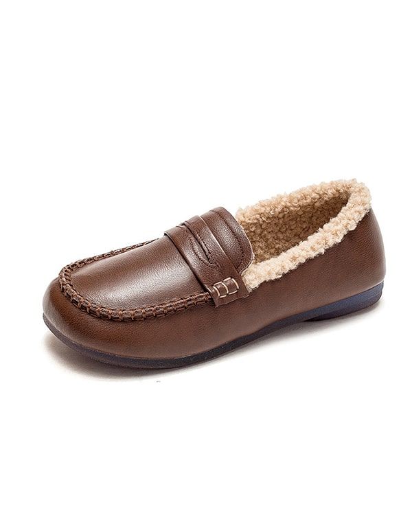 Retro-loafer Aus Baumwollsamt Mit Flachem Boden