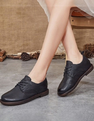 Schwarze Schnürschuhe Für Damen