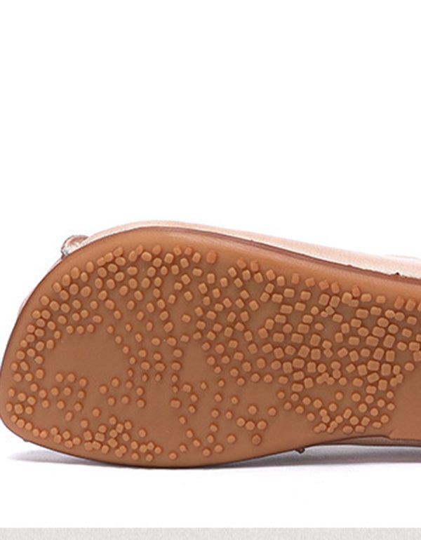 Spring Flats Aus Weichem Leder