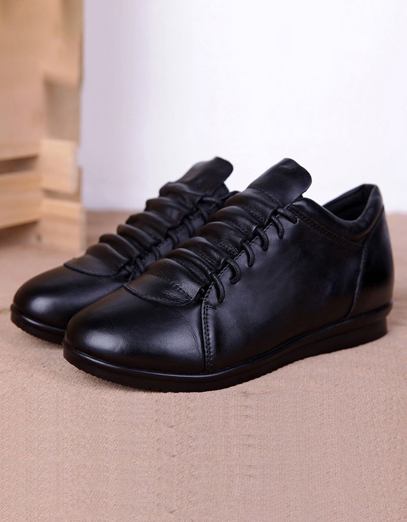 Spring Soft Leather Bequeme Damenschuhe