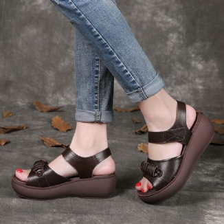 Retro-leder-frauen-sommer-keil-sandalen