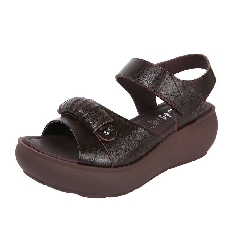 Retro-leder-frauen-sommer-keil-sandalen