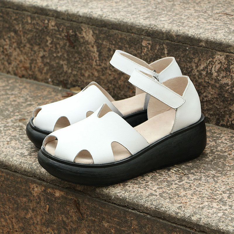 Summer Wedge Retro Damensandalen | Geschenk Schuhe