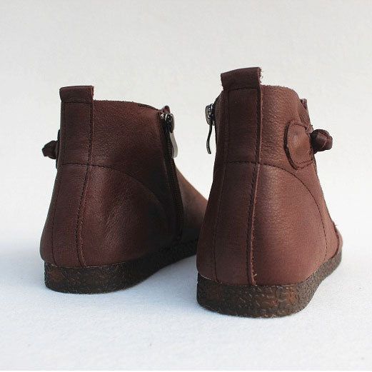 Handgemachte Retro-winterstiefel Mit Weichem Boden | 35-41