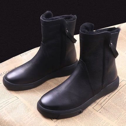 Lässige Plüsch-winterstiefel Aus Dicker Baumwolle| Geschenkschuhe 34-42