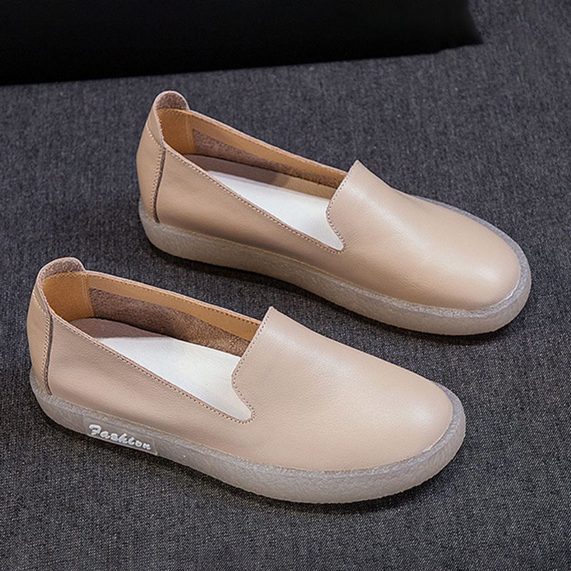 Lässige Weiche Damen-flats-weiß | 35-41