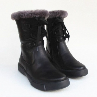 Mittellange Winterstiefel Aus Reinem Leder | Geschenk Schuhe | 35-41