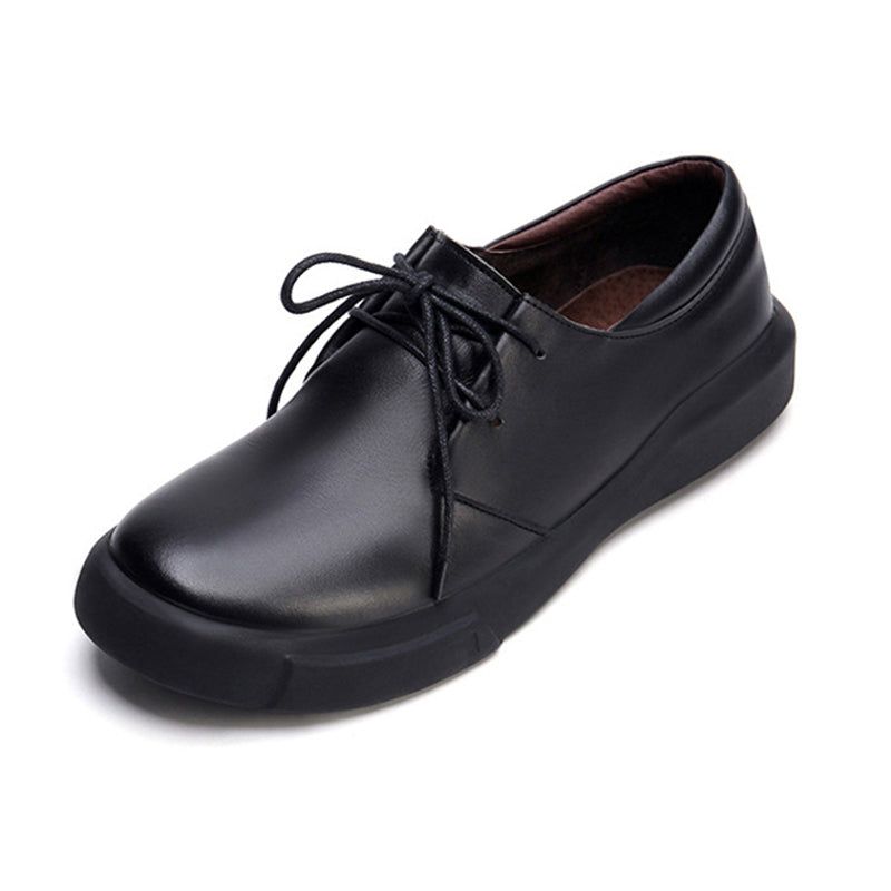 Schnürschuhe Für Damen In Großen Größen Schwarz | 35-41