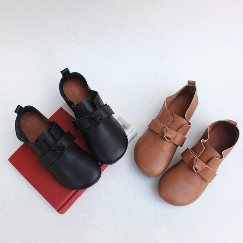 Spring Leather Bowknot Cute Ballerinas 35-41