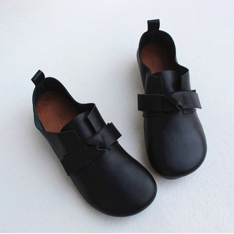 Spring Leather Bowknot Cute Ballerinas 35-41