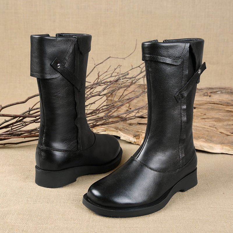 Herbst Hohe Röhrenstiefel | Geschenkschuhe