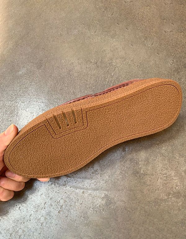 Bequemer Retro-slipper Aus Leder Für Herren