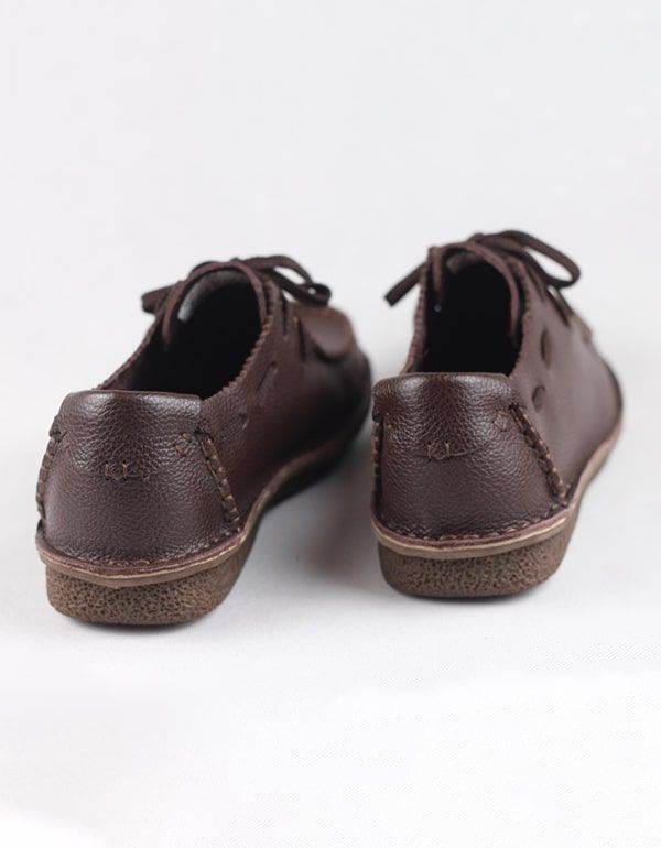 Handgefertigte Retro-loafer Aus Weichem Leder Für Herren