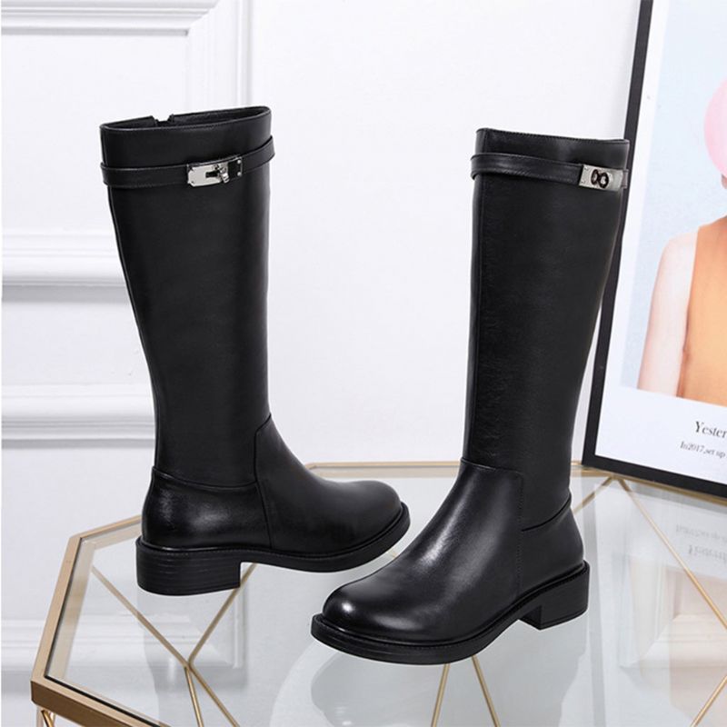 Damen-stiefel Aus Hochwertigem Leder Für Den Winter | Geschenk Schuhe