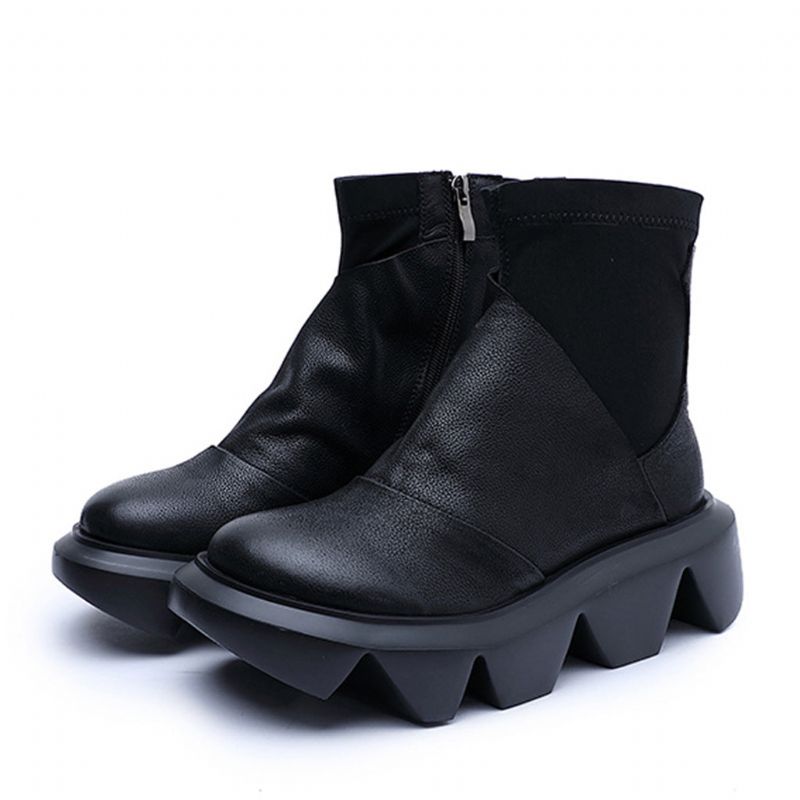 Dicke Kurze Winterstiefel Aus Leder | Geschenk Schuhe