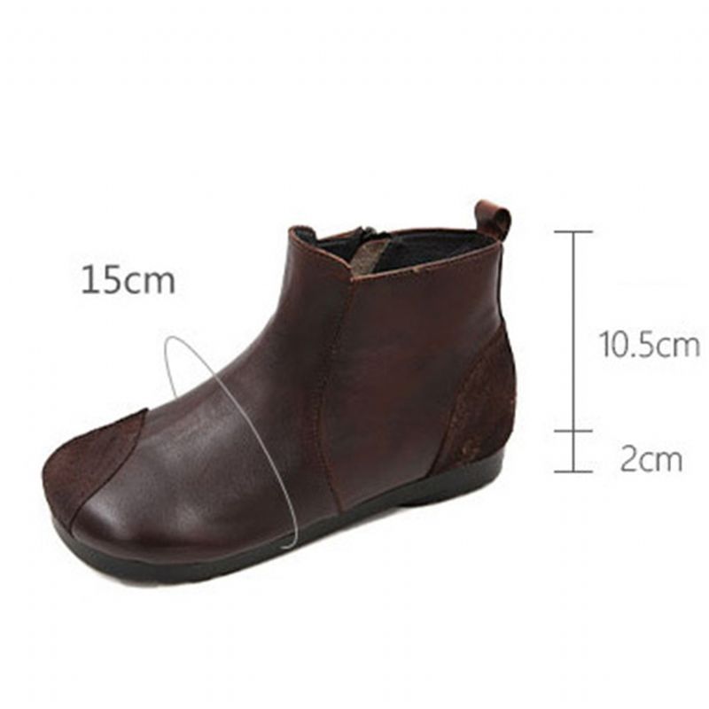 Herbst-winter-leder-retro-handgemachte Lässige Damenstiefel | Geschenk Schuhe