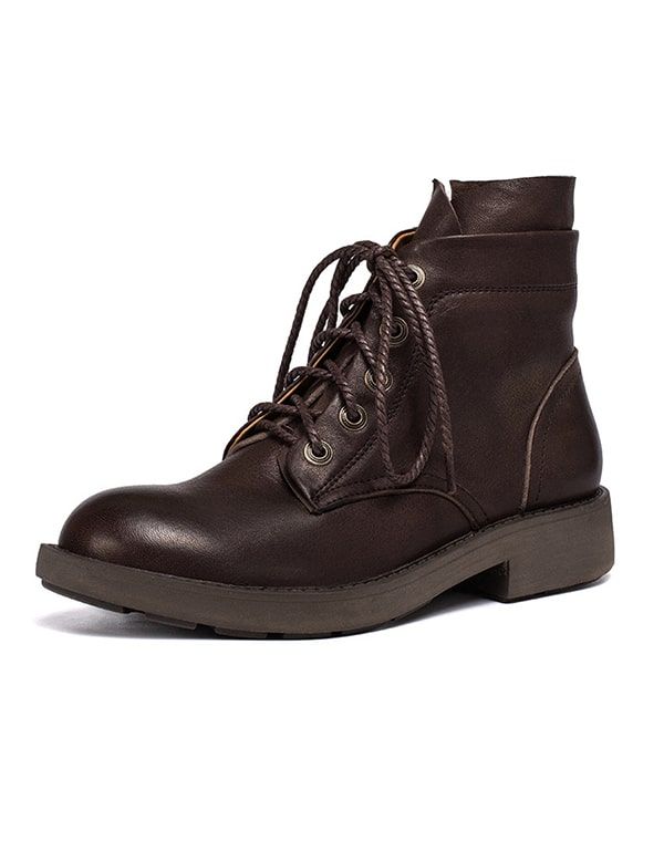 Herbst-winter-stiefel Aus Glattem Leder Von Doc Marten