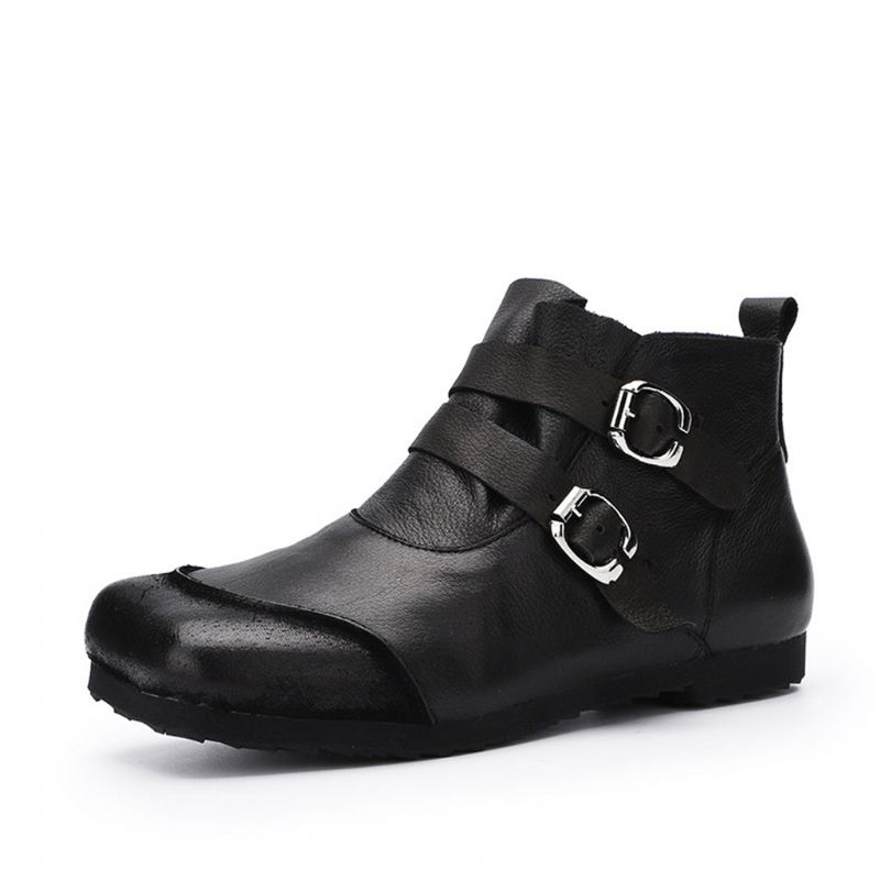 Kurze Damenstiefel Aus Leder Mit Weichem Boden | Geschenk Schuhe